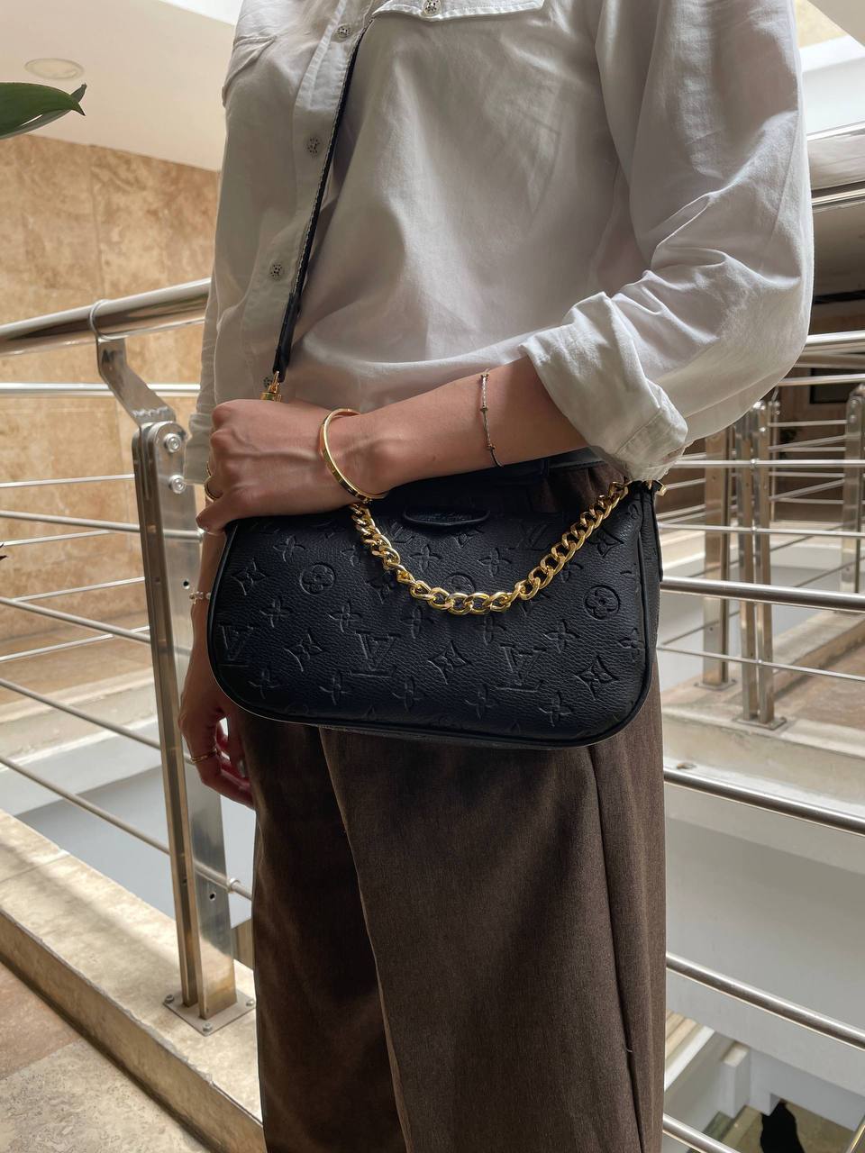 کیف دوشی زنانه طرح جدید کد 691