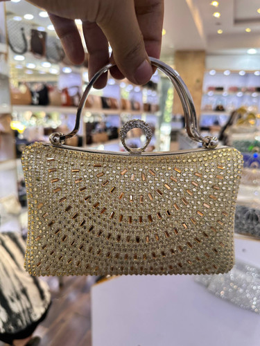 کیف مجلسی زنانه یراق نقره ای کد 970