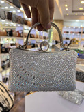 کیف مجلسی زنانه یراق نقره ای کد 970
