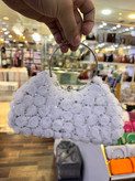 کیف مجلسی عروس گیپور دار کد 972
