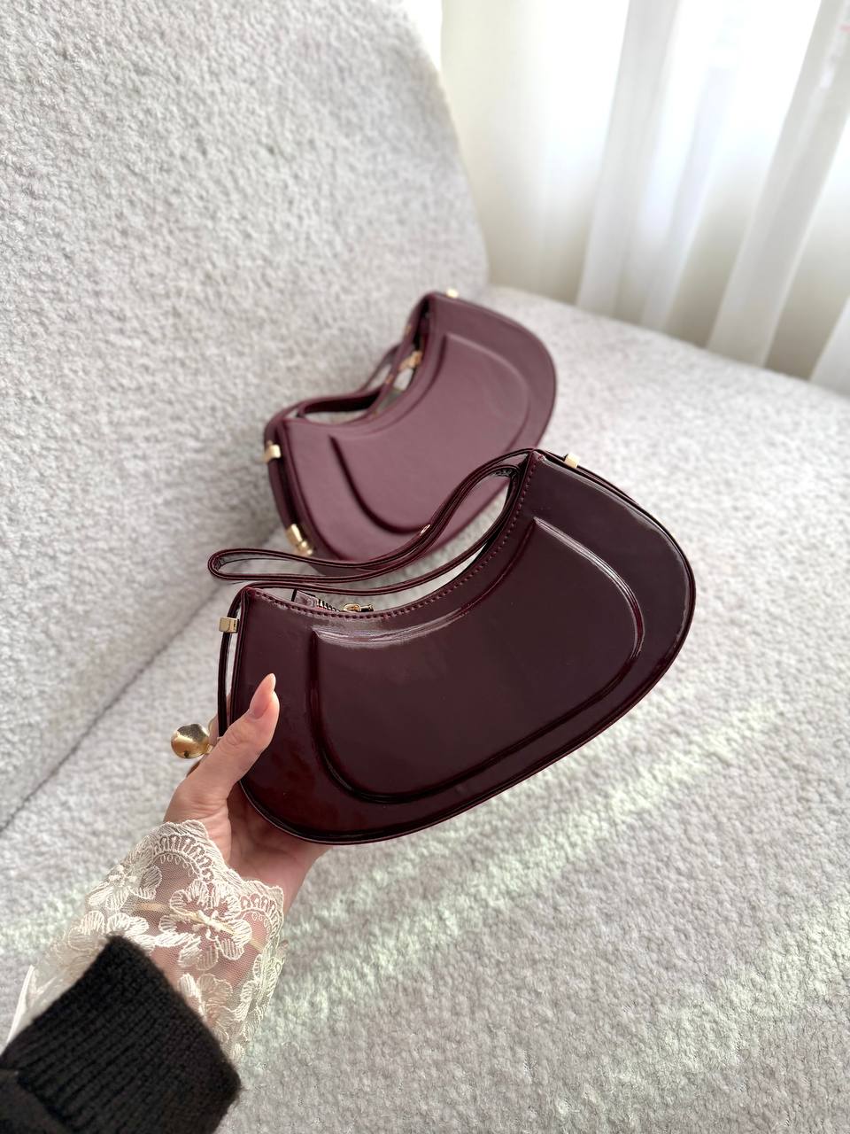 کیف ورنی آلبالویی ترند کد ۹۹۹